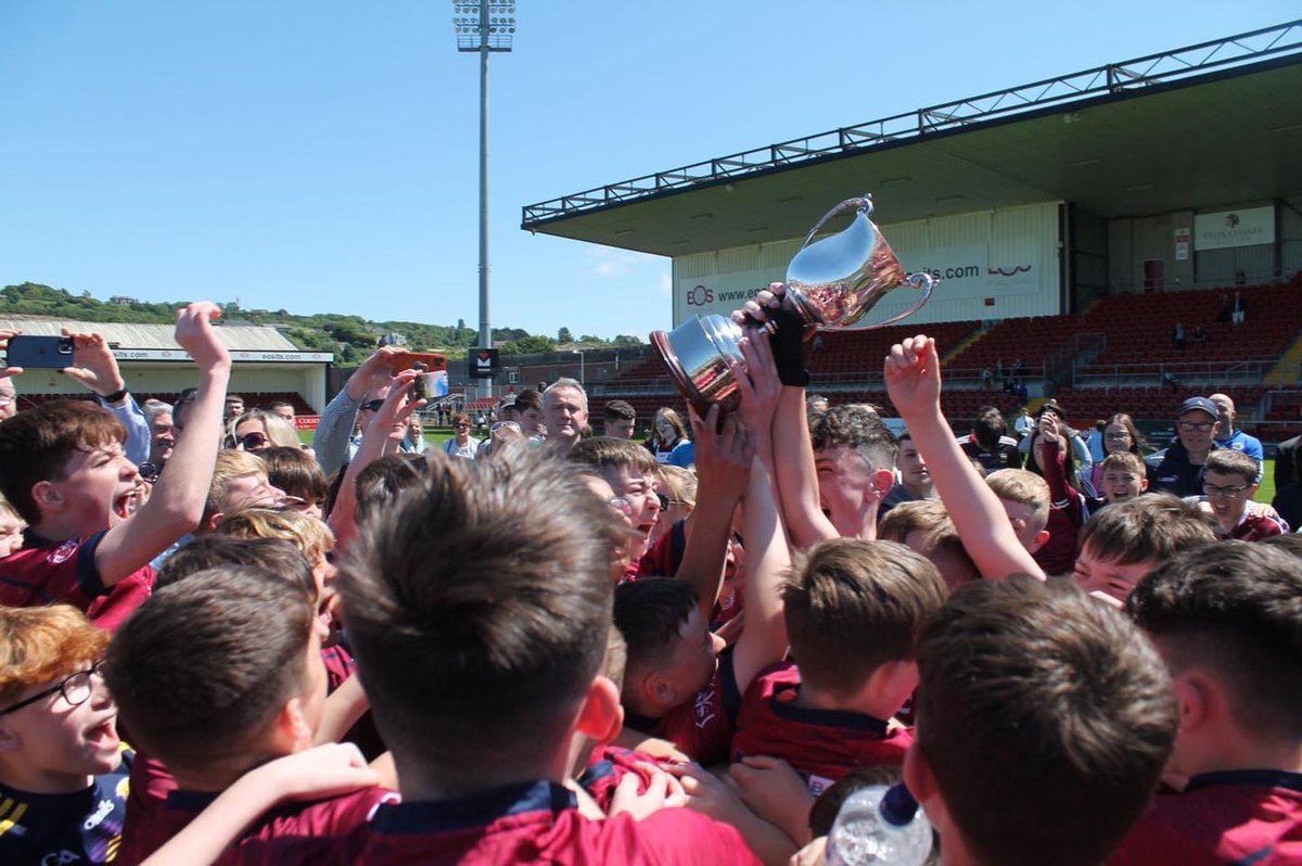BtecSphs's tweet photo. GAA News

We are ecstatic to say that we have won our third Ulster Title of the year! 

Managed by Mr McElroy, Young Mr Burns and placement student  Stephen Dyas. our Year 9 team beat an excellent St Patrick’s Grammar Downpatrick team - with the score line of 2.12 to 2.10. https://t.co/PYPNppAUZD