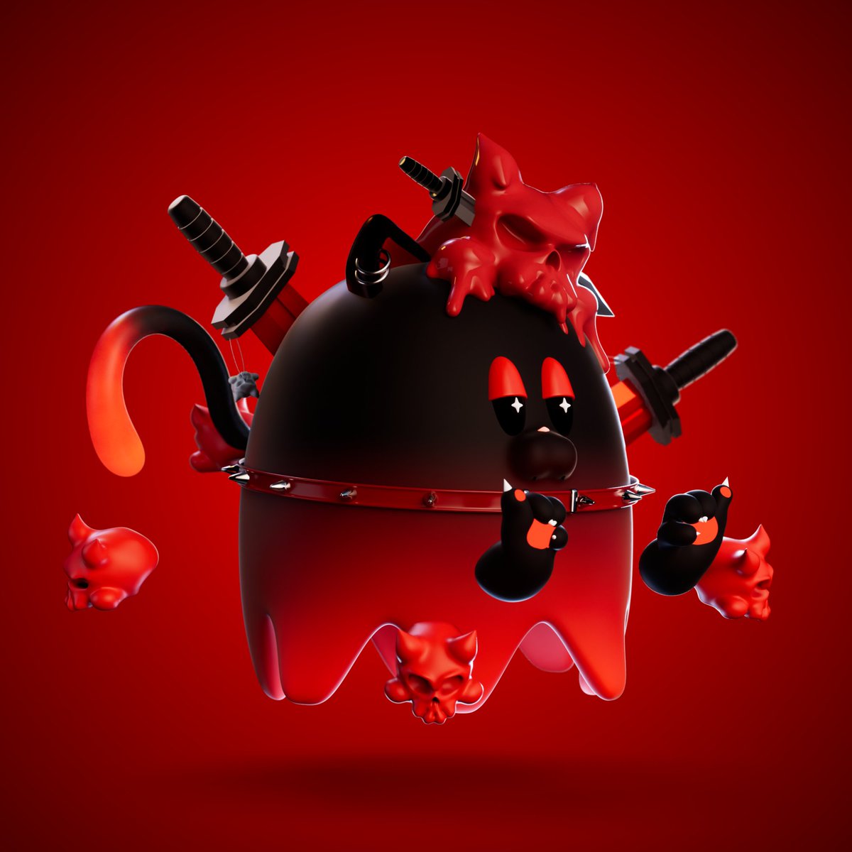 Yōkai (妖怪, “strange apparition”) are a class of supernatural entities and spirits in Japanese folklore. — Wikipedia

Now you know what Yokai means
♥️ + RT + Tag 3 friends

1 lucky winner gets a FREE MINT 
says Red Skully

48 Hours
#NFT #NFTGiveaway #nftcollector