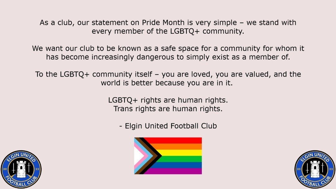 Elgin United FC tweet media