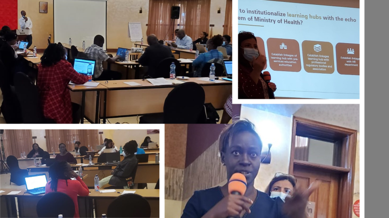 Despite improved coverage of MNH services in Kenya, maternal mortality ratio has not improved much (DHIS 2021). Could learning hubs in health facilities contribute to better outcomes? Counties, partners and MoH workshop on operational guidelines for learning hubs (6- 10 Jun 2022)