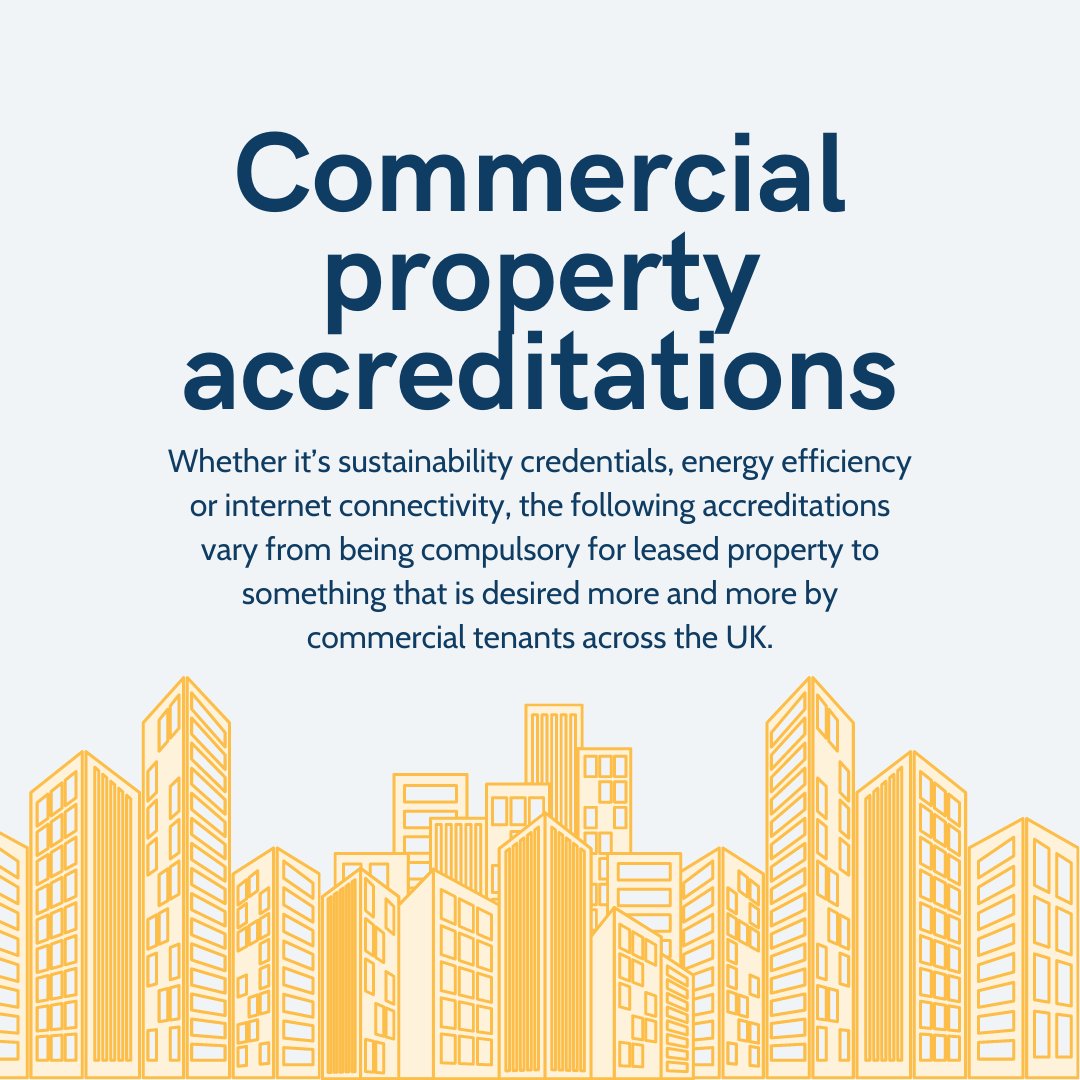 BREEAM, EPC, NABERS - what do they all mean? This is the CTA's guide to the key commercial property accreditations. hubs.ly/Q018MKHG0