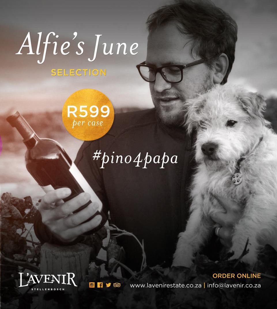 Our favourite Papa and Pooch combo❤️🐶🍷 Spoil Dad with the perfect Pinotage selection this Father’s Day! Order via our online store by Sunday, 12 June 2022 for delivery before Father’s Day.

advini.co.za/shop/lavenir/?…

#Pino4Papa #Pinotage #TheFuture #Lavenir #LavenirWineEstate