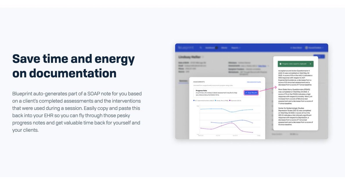This looks interesting 👀

<a href="/blueprint_hq/">Blueprint</a> now auto-generates part of the progress note for therapists.