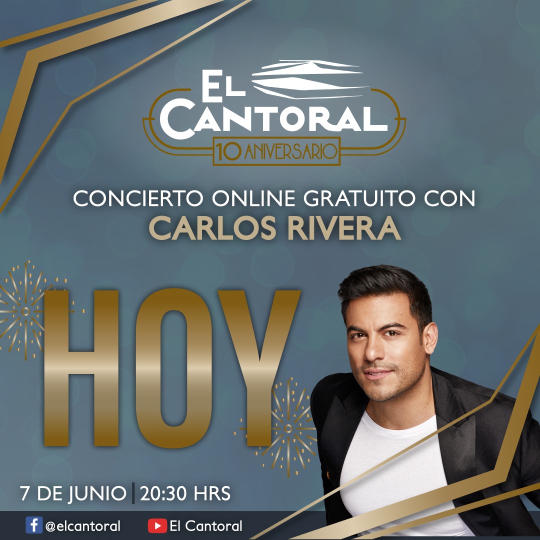 elcantoral_'s tweet photo. ¡Estamos listos! 🎶😱

La transmisión con @_CarlosRivera comienza en 30 minutos, ¿te la vas a perder?
Conéctate vía Facebook o YouTube Live. 👇🏽
▶️ https://t.co/ZADkOGduVY https://t.co/0yPykgqGMR