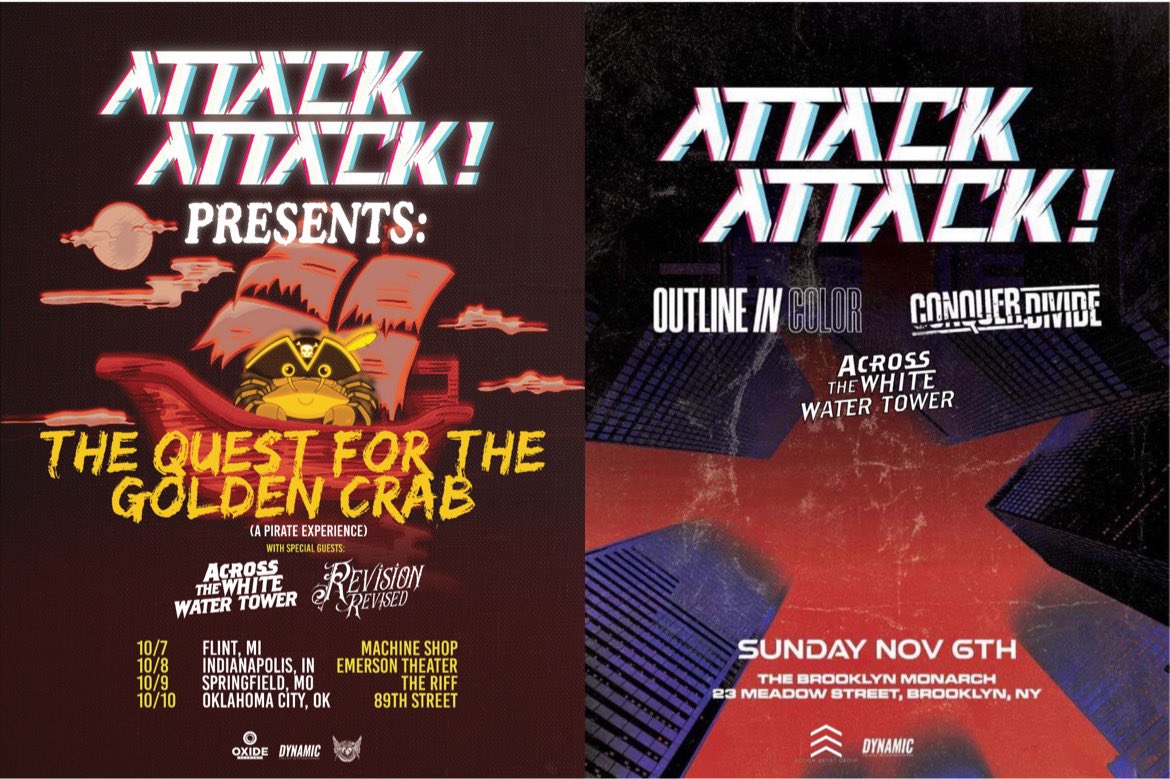 Tour announcement @atwwtband will be supporting <a href="/AttackAttackUS/">Attack Attack!</a> in select cities this fall