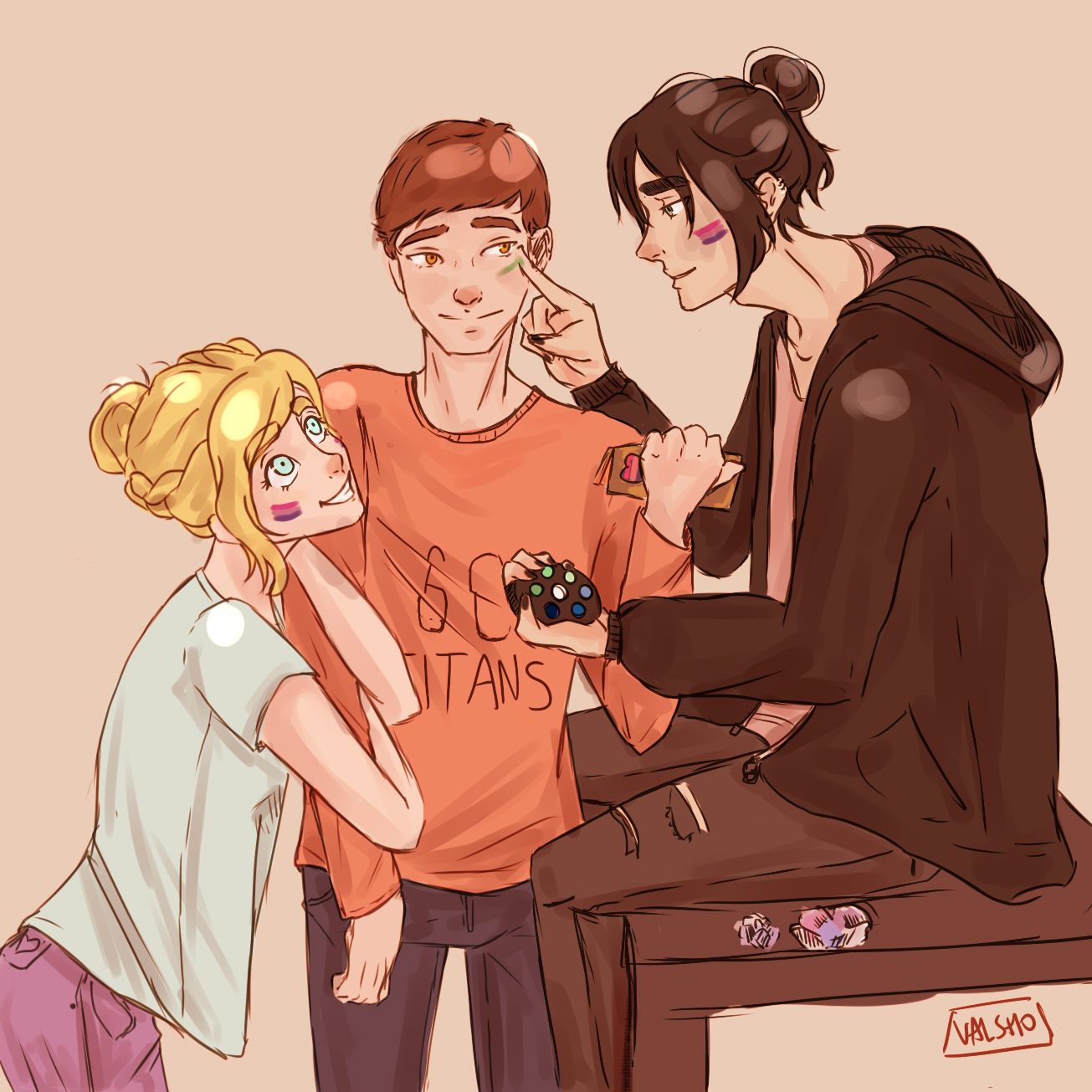 VALSHO on X: Bc theres no enough of Eren, Historia and Floch being  besties aot snk fanart pride Eren Historia Floch fleren if you  squint(?) lgbt t.cofOoLPNR8M9  X