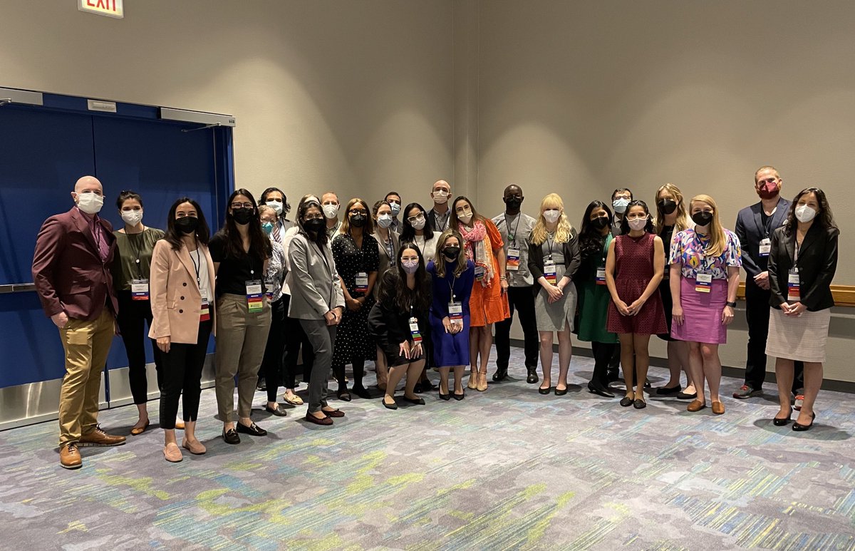 AnaVManana's tweet photo. After a year of #zoom meetings so glad to meet IRL the future leaders of #oncology #ASCO22
Grateful to the 2021-2022 #ASCOTrainee &amp; Early Career Advisory Group members &amp; @ASCO staff x their leadership &amp; dedication to #Cancer care #MedEd &amp; #CancerResearch 

@ramsedhom @mariagjMD https://t.co/zOUsvL8PoS