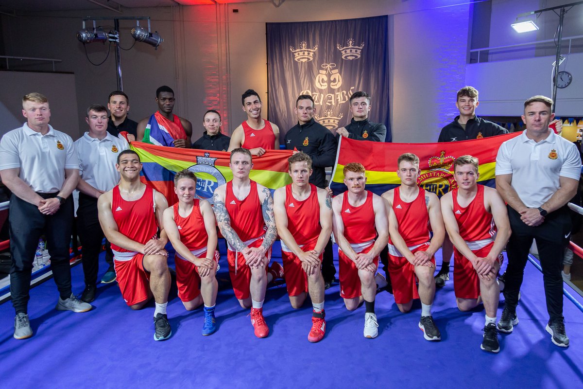 RMASandhurst's tweet photo. Last week was a historical moment as a team from the Royal Military Academy Sandhurst boxed against a team from Oxford University, 22 years on since they last took to the ring. Photos by Anthony Sajdler Photography 

#Military #Boxing #BritishArmy #oxforduniversity @UniofOxford https://t.co/SiLSX9zaxf