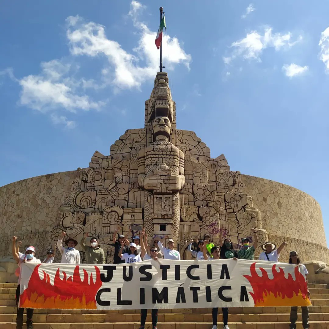SEatUADY's tweet photo. El 5 de junio participamos en la movilización por el futuro en conmemoración del Día del medio ambiente.

Desde la red por el futuro queremos dejar claro que no aceptamos más prórrogas, hoy inicia una nueva etapa para un Yucatán sustentable.

Esta lucha es de toda la humanidad. https://t.co/pQmQ5glpsK