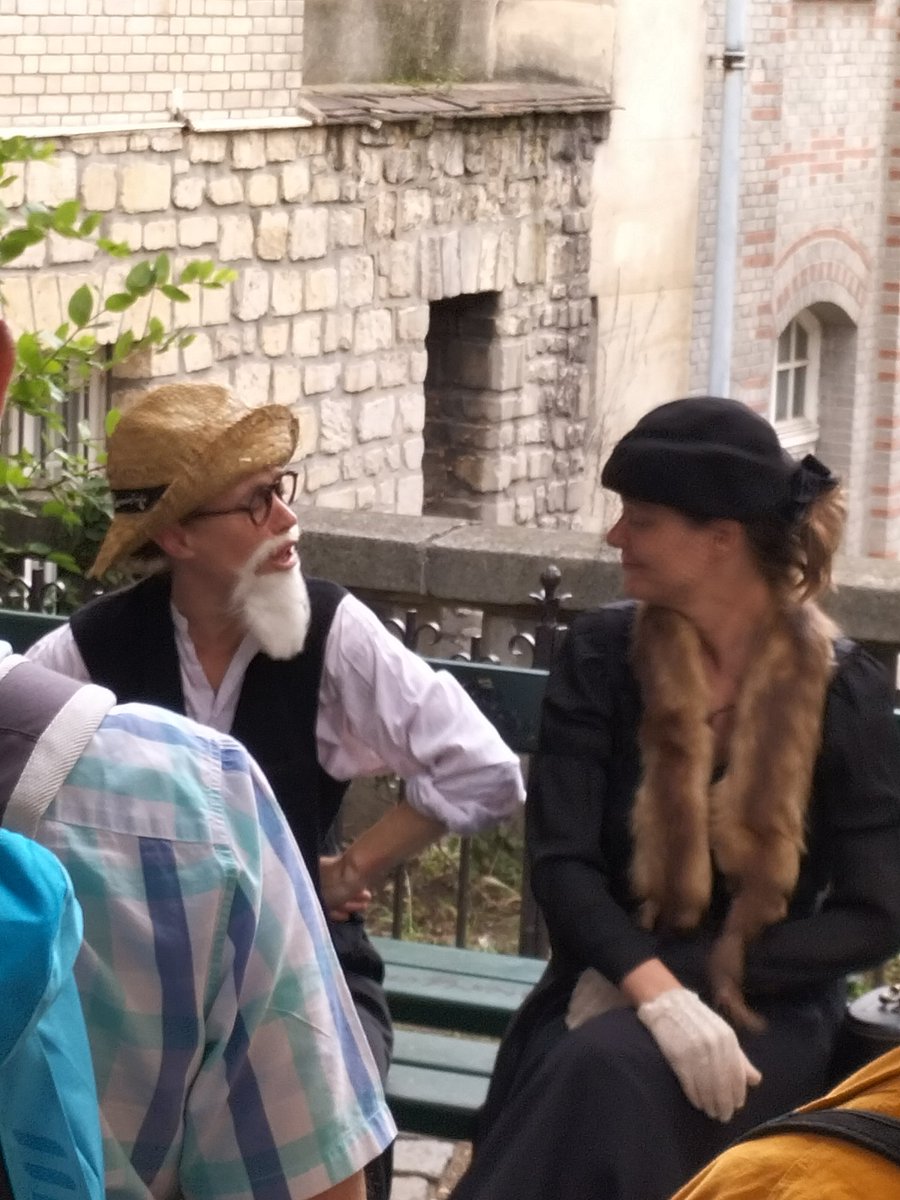 Histoires2muses's tweet photo. Ce dimanche dernier, nous avons réalisées 2 de nos visites emblématiques...

En première partie notre fameuse visite théâtralisée "Montmartre Bohème", puis ensuite nous avons jouées aux carrières de Gypse de Romainville 💃🎭⛏️ https://t.co/9smSlF2Ch0