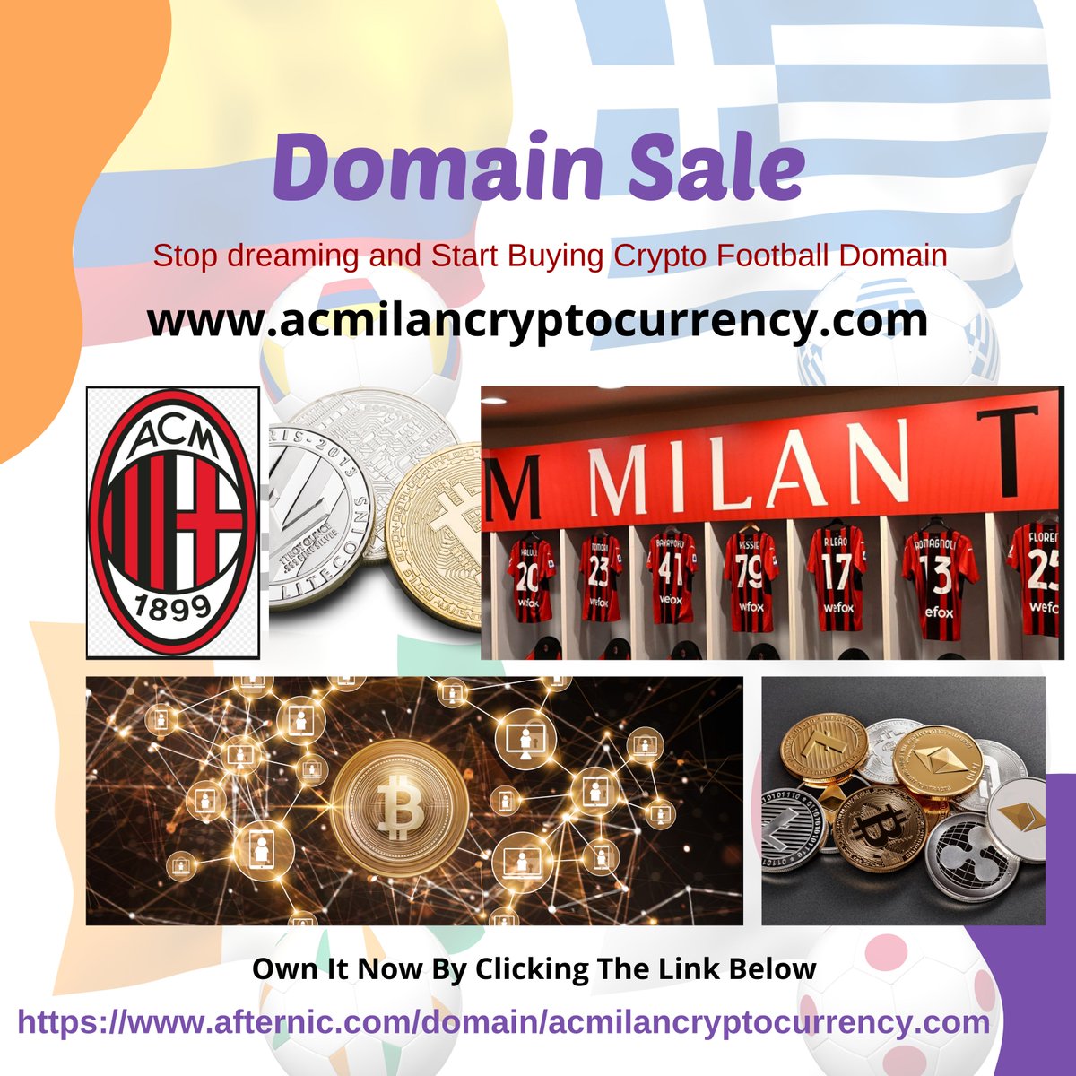 medcoine's tweet photo. A.C. Milan Football Club Cryptocurrency Domain For Sale
https://t.co/D9TINhpqk5
https://t.co/dFkv0NPR4Z
#litecoin #nft #coinbase #stockmarket #stocks #forexsignals #success #binary #dogecoin #blockchaintechnology #wealth #cryptoworld #bitcoinprice #xrp #cryptoinvestor #motivation https://t.co/lkjg9PlVfZ