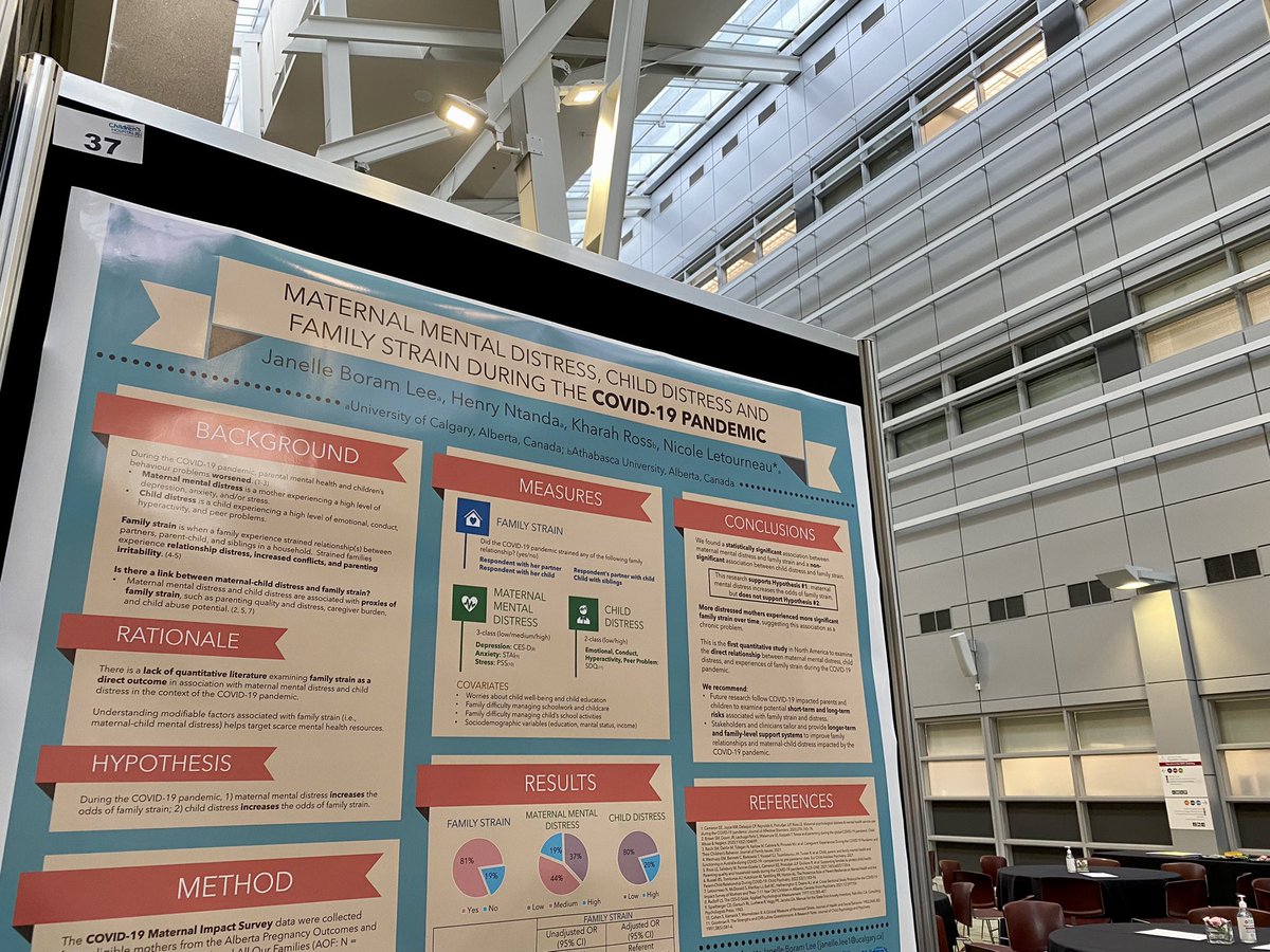 Presenting at the 2022 <a href="/owerkocentre/">The Owerko Centre</a> conference at noon! Come say hi at the Atrium, HSC, Foothill Campus <a href="/CHILDSTUDY/">CHILD Cohort Study</a> <a href="/APrON_Research/">APrON Study</a> <a href="/DrNLetourneau/">Dr Nicole Letourneau</a> <a href="/kharahross/">Dr. Kharah Ross</a>