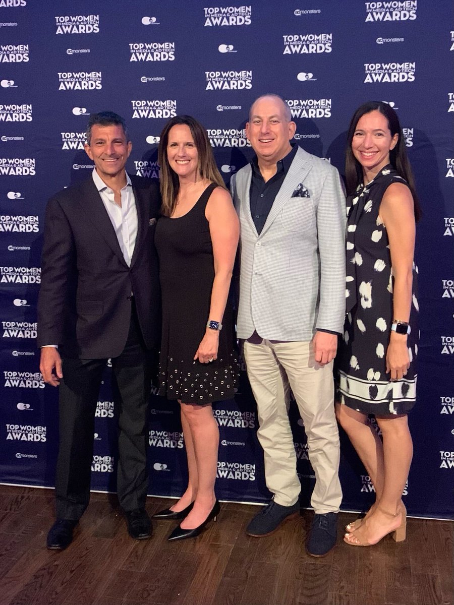 JackBamberger's tweet photo. Congratulations to Val Bischak on her well-deserved honoree recognition for #ProgrammaticStoryteller at the @adexchanger and @AdMonsters Top Women in Media awards! Honored that @SpenglerTim, Andrea Waite and I were there to celebrate in person last night! https://t.co/OPJVfCkA9Y
