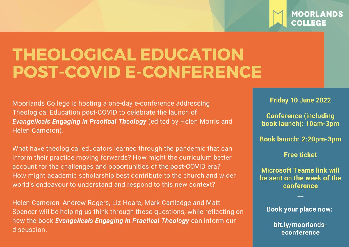 I'm contributing to this e-conference on Friday. Booking still possible.