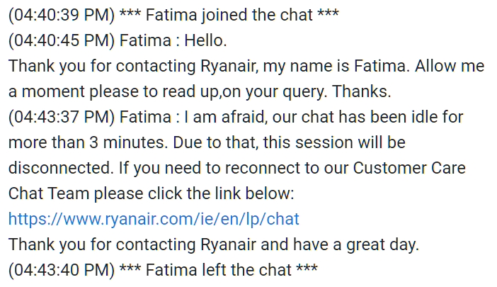 kevnt's tweet photo. Exactly the type of #customersupport you'd expect from @askryanair 🙄 https://t.co/DgREAPTsXb