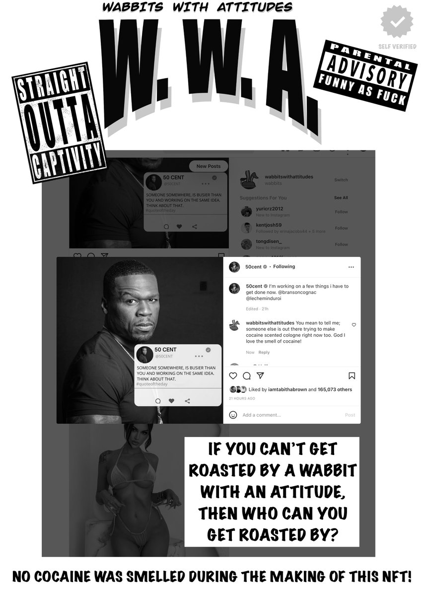 WabbitsWA's tweet photo. JUST ME HAVING FUN- CHECK OUT MY REAL NFT’S ON OPENSEA.  WABBITSWITHATTITUDES AND         THE DEAD POETS SOCIETY https://t.co/ITEoKcrI2K