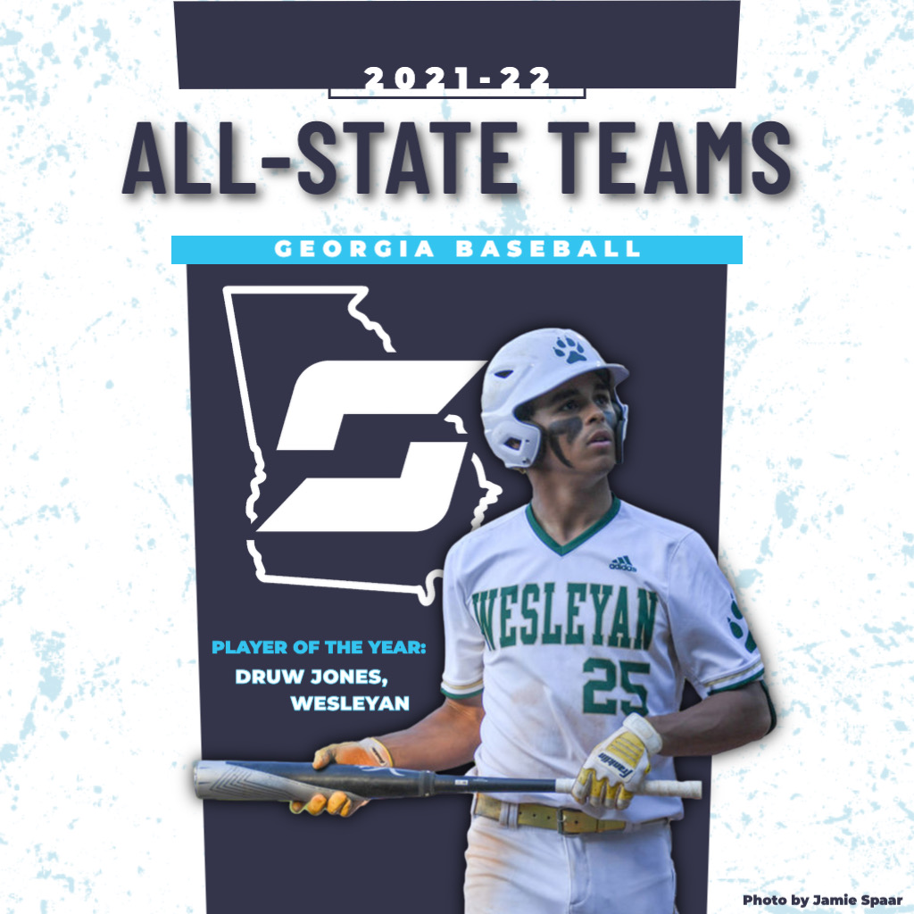 SBLiveGA's tweet photo. .@SBLiveGA's 2022 All-State Baseball Teams ⚾️🏅

POTY: @jones_druw - @WesleyanWolves 
COTY: @CoachTurco8 - @Pope_Baseball 

1st-3rd team all-state selections ⬇️
https://t.co/FwP3JtSxHP https://t.co/tucVsVUFQa