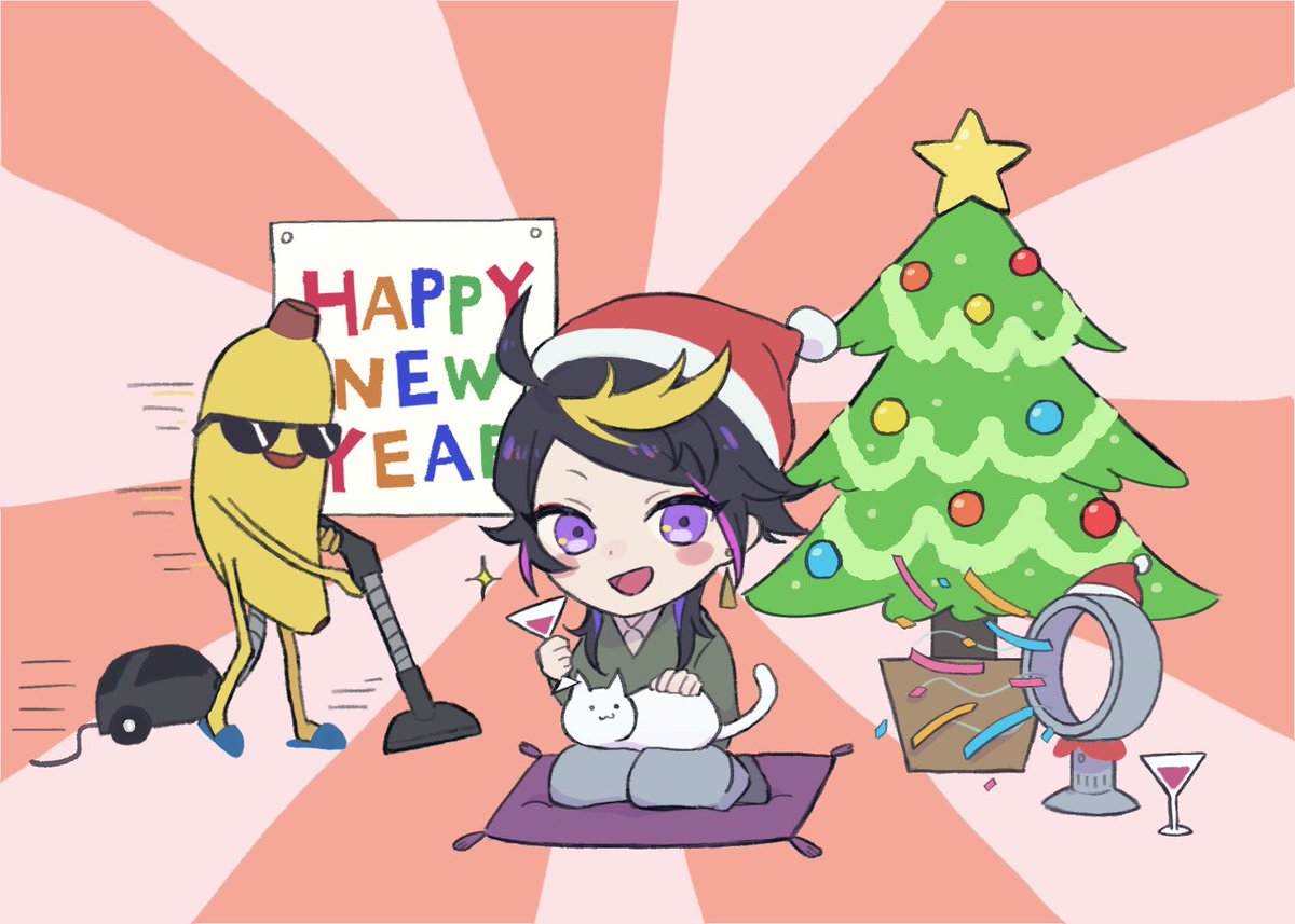 neriri_124's tweet photo. 🥳🎉🎄
#YaminoArt https://t.co/iYrgqGMTac