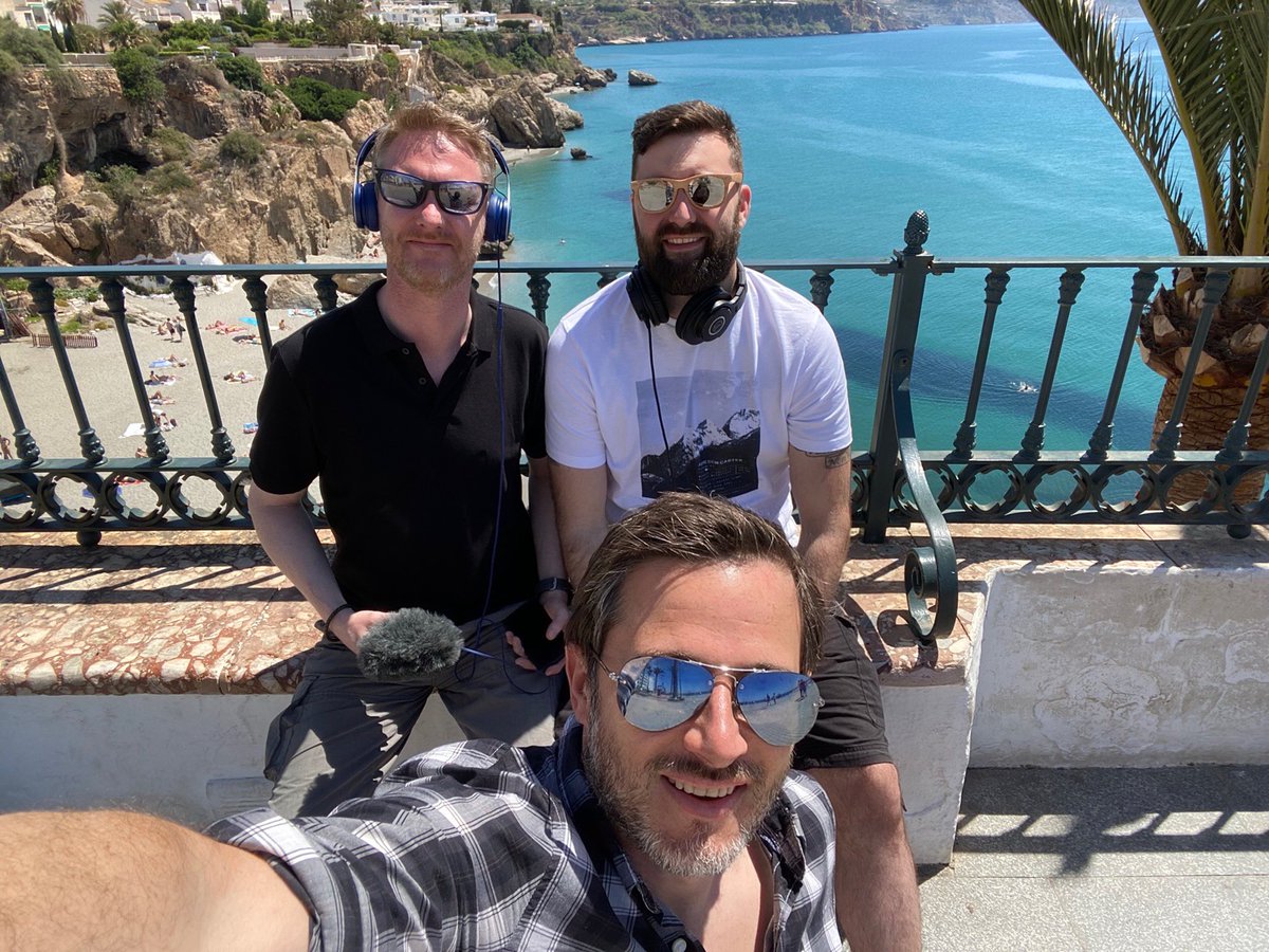 Field recording in Nerja, Spain. Sound design for upcoming series Silly Sundays for <a href="/CartoonSaloon/">Cartoon Saloon</a> 😎 🎤 <a href="/barryreid_/">Barry Reid</a> <a href="/shane_otoole/">Shane O'Toole</a> <a href="/fadersfitz/">Mark Fitzpatrick</a>