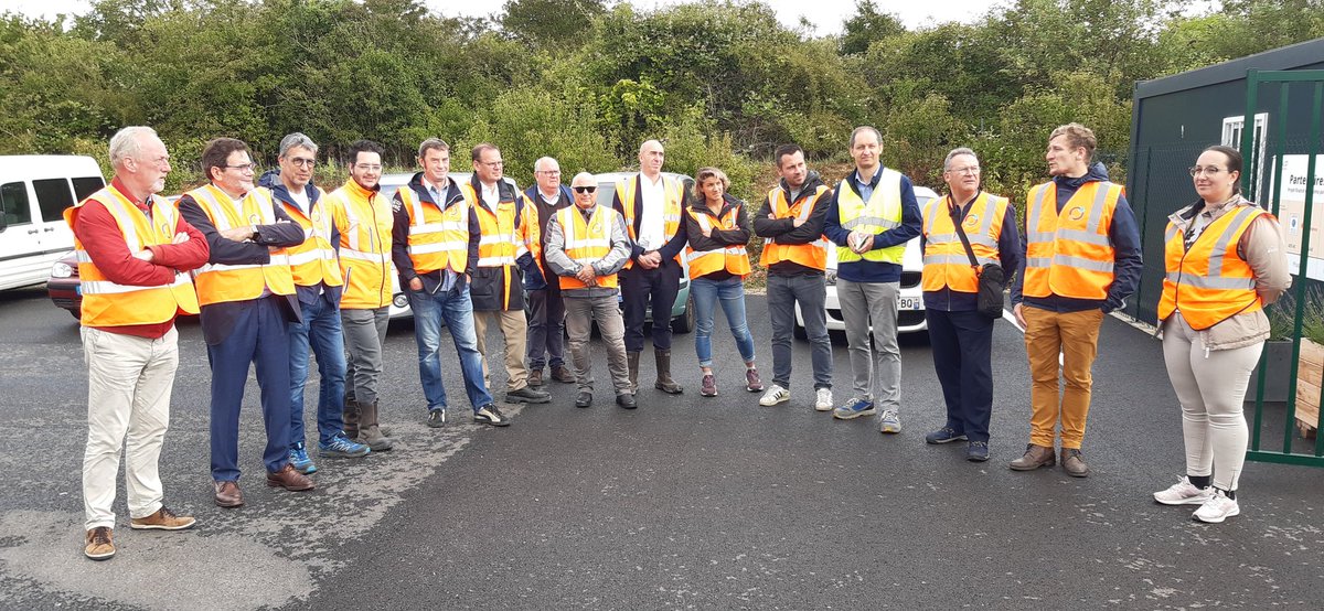 Ce matin, visite passionnante proposée par <a href="/GRDF/">GRDF</a> à <a href="/StGermainLaye/">St-Germain-en-Laye</a> de l'unité de méthanisation <a href="/tryonfrance/">TRYON</a> à Carrières-sous-Poissy. La valorisation des biodéchets en gaz renouvelable est une réalité dans <a href="/Les_Yvelines/">Les Yvelines</a>. #methanisation #biodechets #gazverts