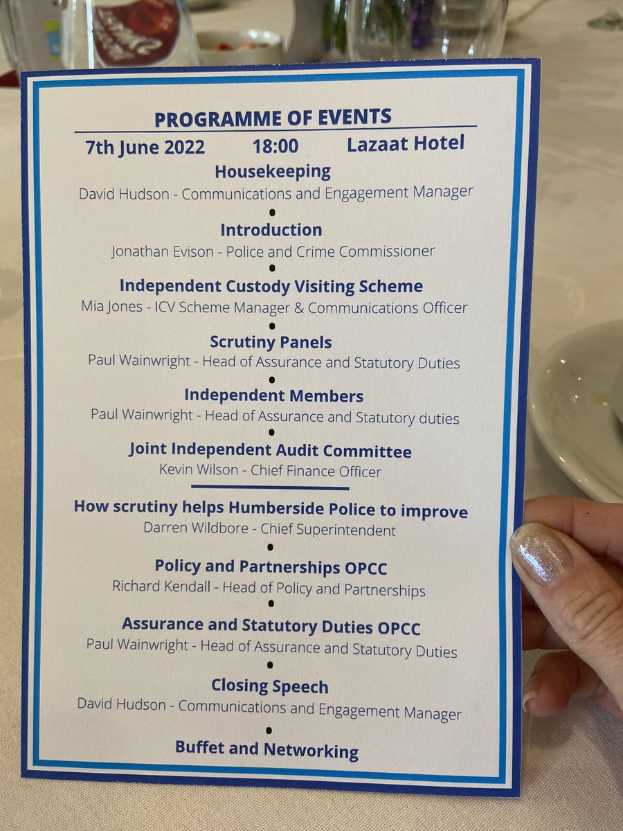 Celebrating #VolunteersWeek2022 attending the @HumbersidePCC celebration event. There are some fabulous volunteers that provide their time to help improve community safety. Our thanks go to all of them.
