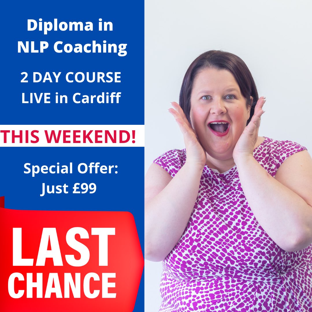 LauraEvansUYP's tweet image. *LAST CALL* this weekend in #cardiff 

People who have attended our introduction to #nlpcourse would tell you that’s is a great weekend, where to learn loads and have fun!

Would you like one of the last places?

Call: 02920 0233211