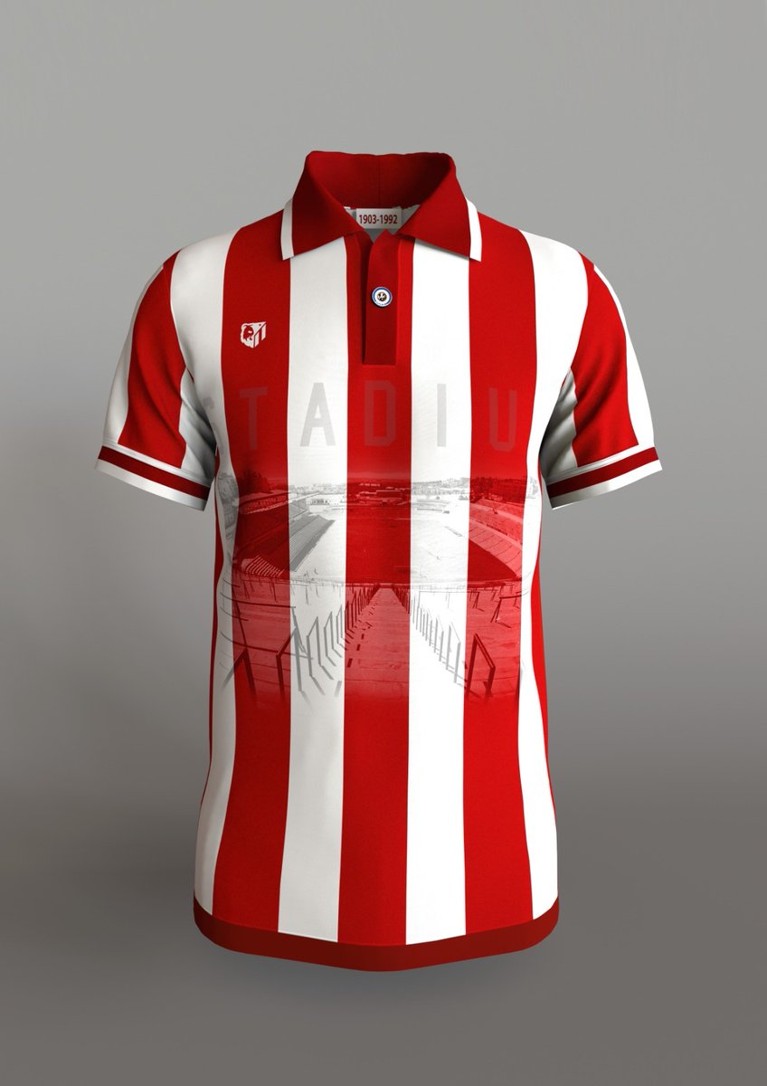 NunkDejesDCreer's tweet photo. Su agresión a nuestra historia tiene respuesta.

Esta es la camiseta que sale del Atleti y para el Atleti. Una #contracamiseta solidaria que honra el pasado. Desde la gradona del Metropolitano a la eternidad.

Pueden torcer las rayas, pero no la voluntad de los Atléticos. https://t.co/lyieUViP7K