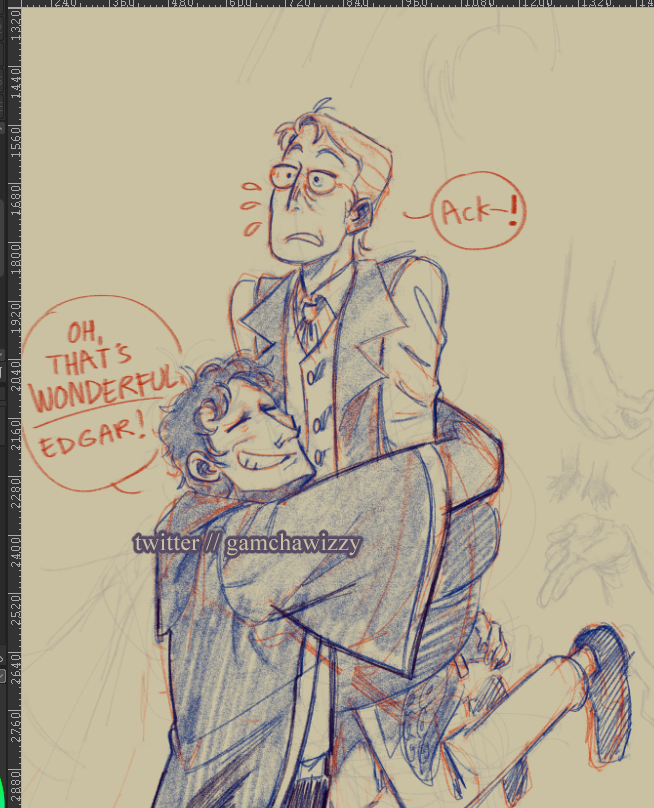 micolash and edgar best friends forever ✨✨ 