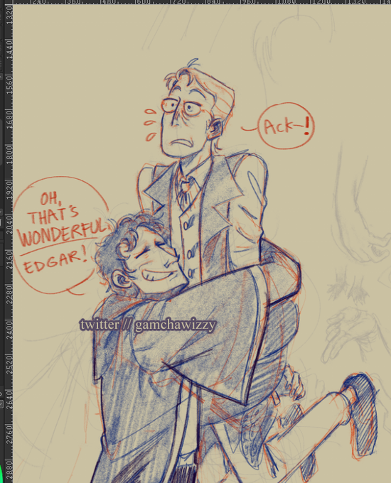 micolash and edgar best friends forever ✨✨ 