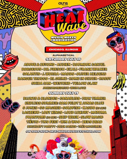 heatwave music festival  lineup 2024