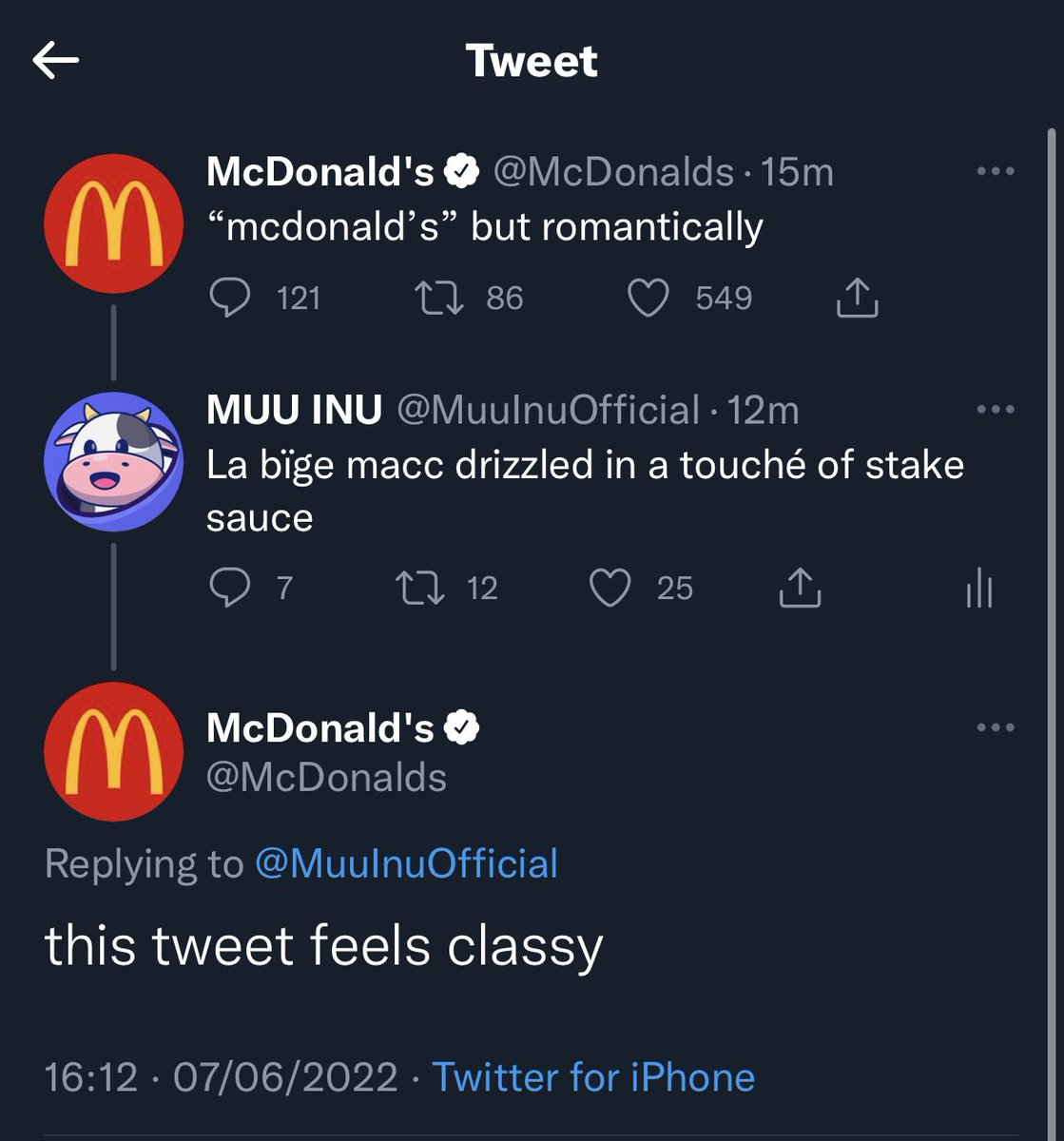 MuuInuOfficial's tweet photo. @Cryptic_Maestro #McDonalds https://t.co/HswsV5Atmb