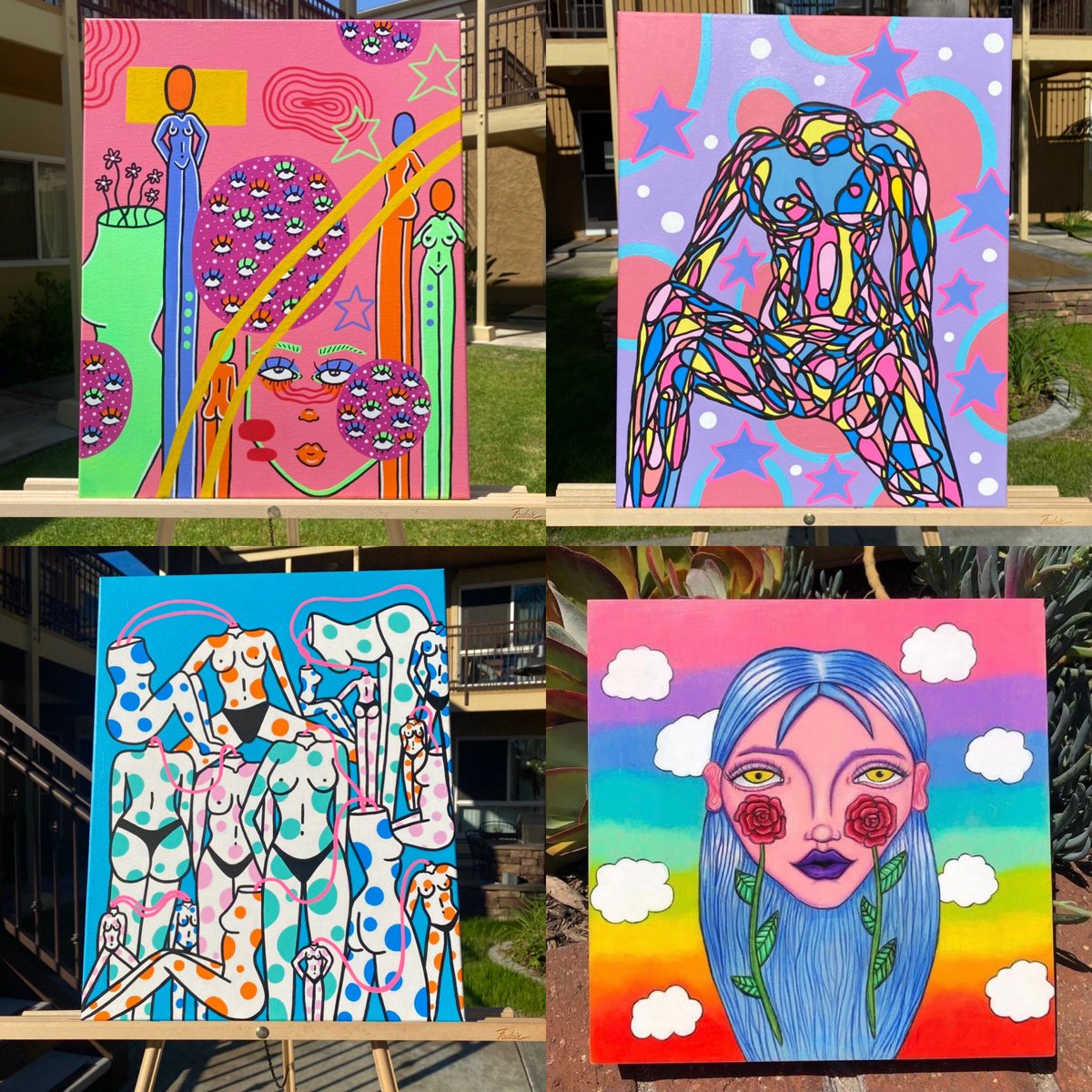 alilpickle's tweet photo. my original paintings that are for sale☁️ https://t.co/WGP3wEBVY3