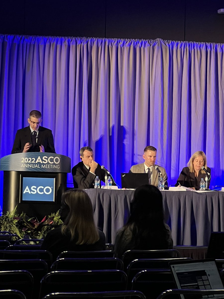MRD in AML was previously most useful for papers, not patients. Until now! <a href="/DrChrisHourigan/">Chris Hourigan</a> moving us into the “getting stuff done era” with this Herculean 1075 pt study of MRD in CR1 heading to SCT. #ASCO #leusm