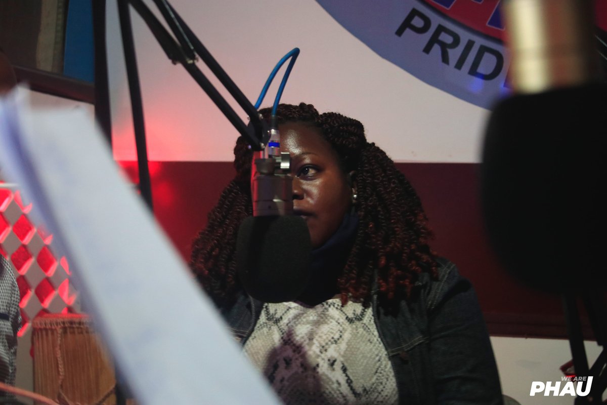 phauganda's tweet photo. Happening Now:
The #YoSpace Project officer raising awareness about our #YoSpace services rendered to the Jinja communities on Radio Kiira 88.6FM.
For more information about #PHAU projects and #YoSpace use our Tollfree: 0800 300 600. https://t.co/sPiGqUAuK3