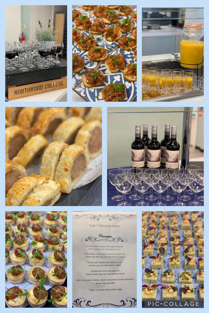 A year 7 welcome event this evening <a href="/NorthwoodGDST/">Northwood College for Girls</a> and some  delicious canapés for everyone to enjoy from the @Thomas_Franks_ catering team <a href="/NWC_Family/">NWC Family (Northwood College for Girls GDST)</a>
