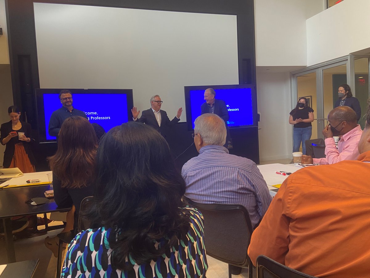 AEFNYC's tweet photo. The AEF's 2022 Visiting Professor Program is underway! Thanks to @mccann_mw for being our first host. #LearnWithAEF https://t.co/56nCT4UxyN