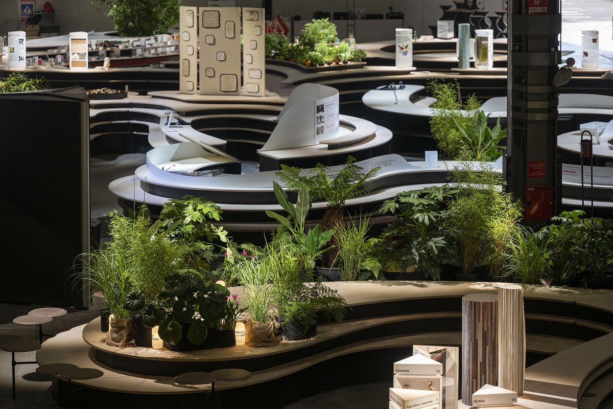 accuratdesign's tweet photo. We’re thrilled to announce our involvement in #SalonedelMobile2022’s centerpiece “Design With Nature,” by @MarioCucinella. "Design" imagines unconventional materials (e.g. discarded textiles and plastic) as sustainable stock for future construction.  Photos: Giovanni De Sandre. https://t.co/dwljCny1PR