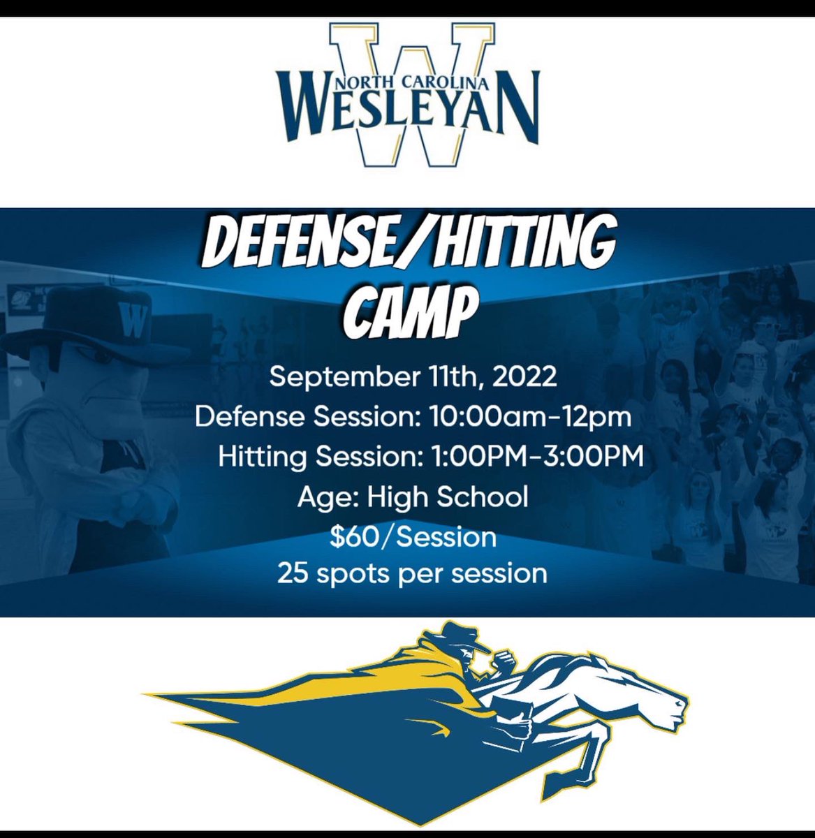 NC_Wesleyan_SB's tweet photo. Camp registration for our fall camp is now open! Visit the NCWU Athletics camps &amp; clinics page online or contact Coach Booth for more information. Spots are limited🥎💪 #GoBishops #FutureBishops #BishopsSB

Contact info: mbooth@ncwc@edu https://t.co/R3SappJ1rN