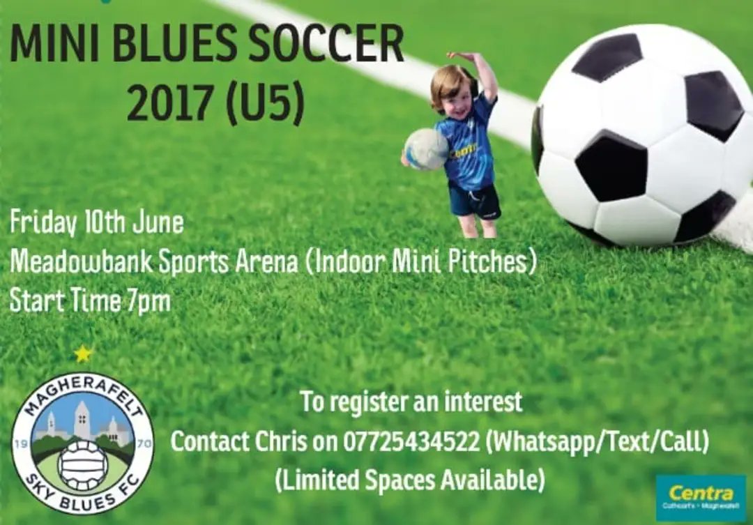 skybluesfc's tweet photo. 🔵⚽New Group 2017s⚽🔵
We are please to announce we are starting another group for kids born in 2017
To register an interest please contact Chris
#miniblues https://t.co/8tmB1U3tvm