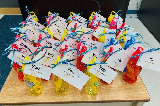 Our Amazing Grade 3's Rocked the EQAO!!!!  Some fun being delivered to them later today!!!