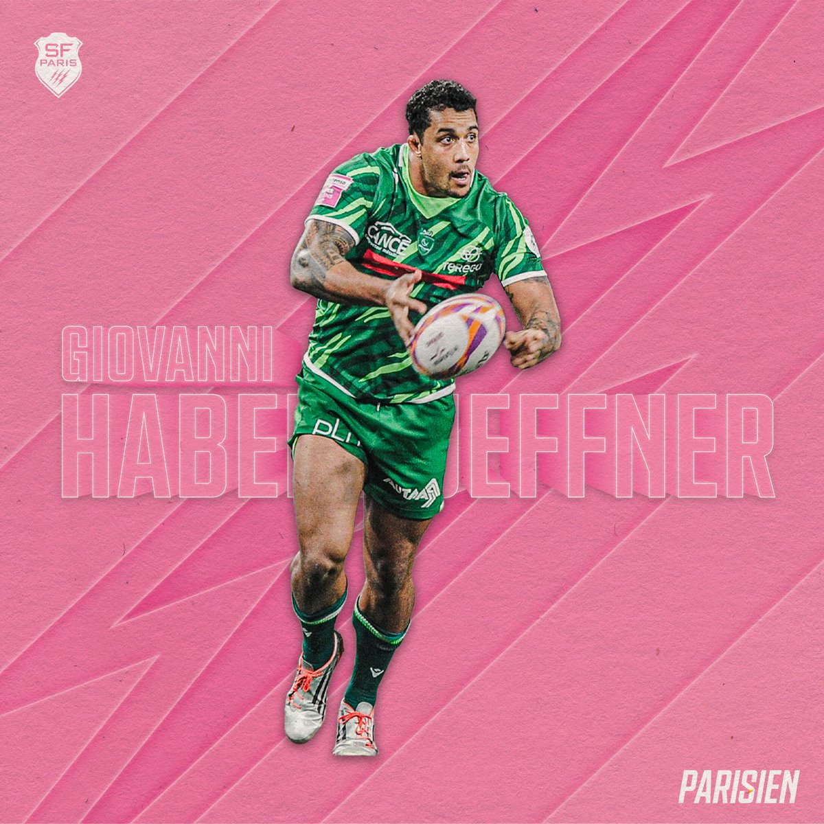 SFParisRugby's tweet photo. 🆕✍️ 𝔾𝕀𝕆𝕍𝔸ℕℕ𝕀 ℍ𝔸𝔹𝔼𝕃 𝕂𝕌𝔼𝔽𝔽ℕ𝔼ℝ 🇼🇸

Un des tauliers de la Section nous rejoint en 3ème ligne. Bienvenue à Paris Giovanni !  

#SFParis