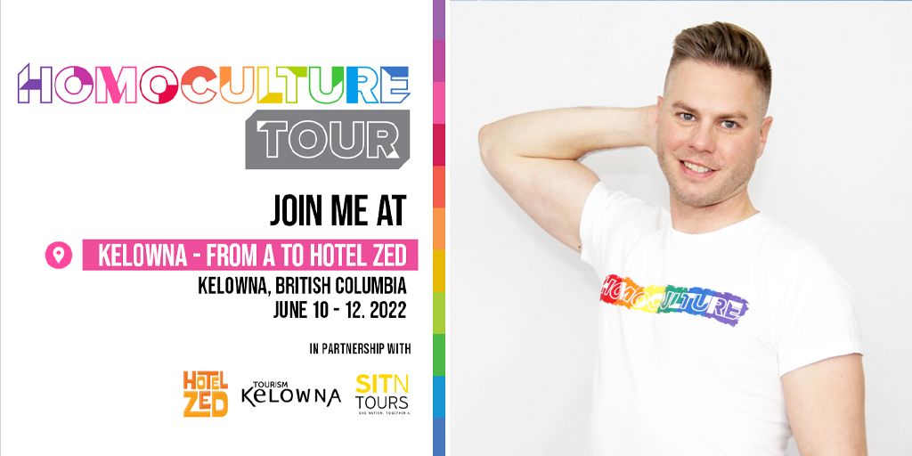 Brian Webb (@br_webb) on Twitter photo This weekend I will be in Kelowna, B.C., for a weekend of family, adventures and <a href="/KelownaPride/">Kelowna Pride</a>.
This #HomoCultureTour stop is in partnership with Hotel Zed and <a href="/Tourism_Kelowna/">Tourism Kelowna</a>.
#HomoCultureTour #ExploreKelowna #HotelZed #KelownaPride
Details: thehomoculture.com/homoculture-to⦠This weekend I will be in Kelowna, B.C., for a weekend of family, adventures and <a href="/KelownaPride/">Kelowna Pride</a>.
This #HomoCultureTour stop is in partnership with Hotel Zed and <a href="/Tourism_Kelowna/">Tourism Kelowna</a>.
#HomoCultureTour #ExploreKelowna #HotelZed #KelownaPride
Details: thehomoculture.com/homoculture-toβ¦
