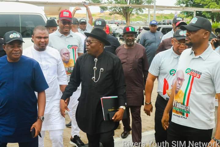 RiversOrator's tweet image. Ama-opu Senibo (Sir.) Siminalayi J. Fubara, has received the certificate of return after emerging winner of the Governorship primary, for People's Democratic Party. #Sim4G