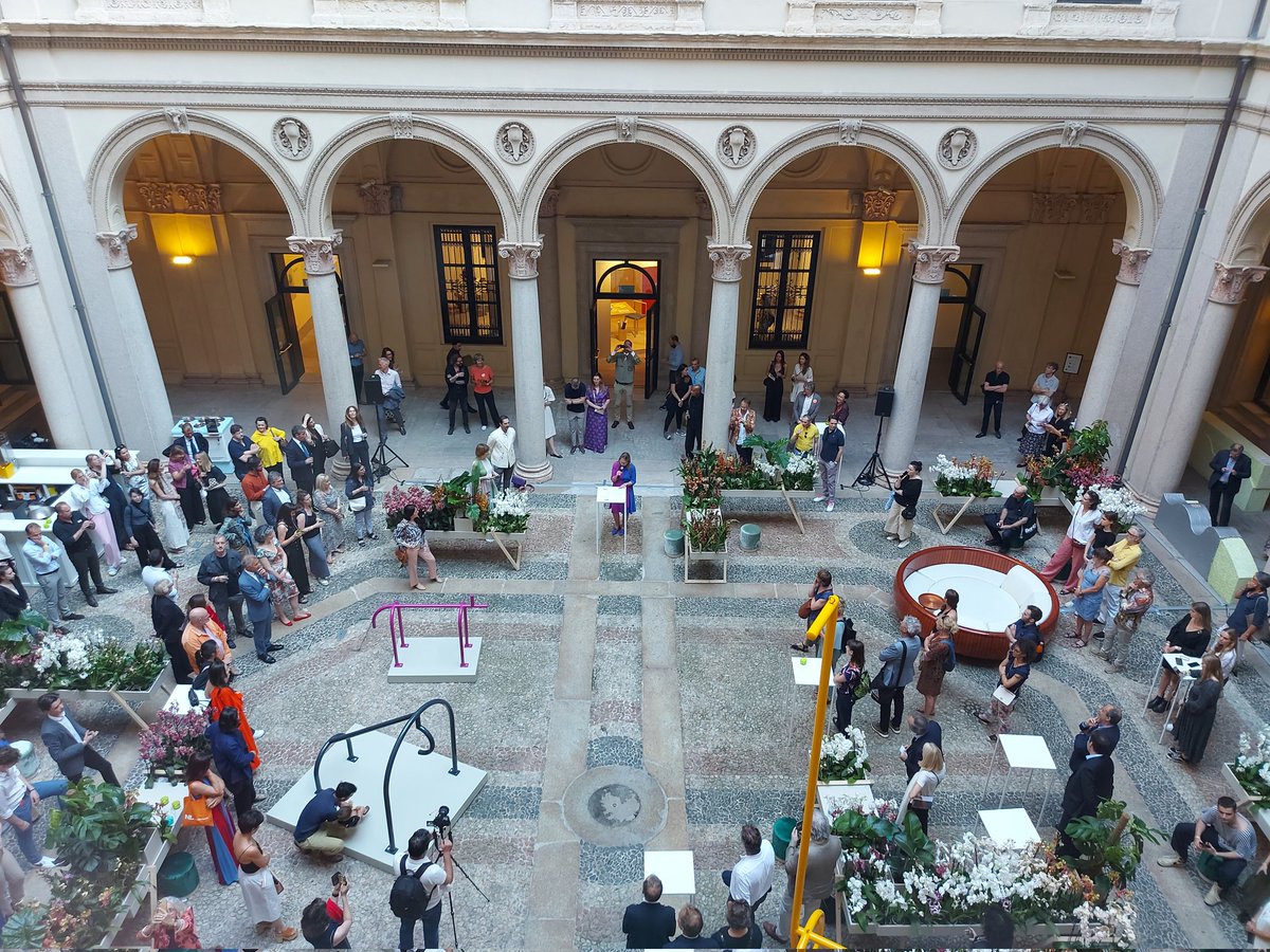 NLinItaly's tweet image. Masterley - The Dutch in Milano is currently being inaugurated in Milano. Masterley is one of the main #FuoriSalone events during #milandesignweek2022. #masterley #NLinItaly