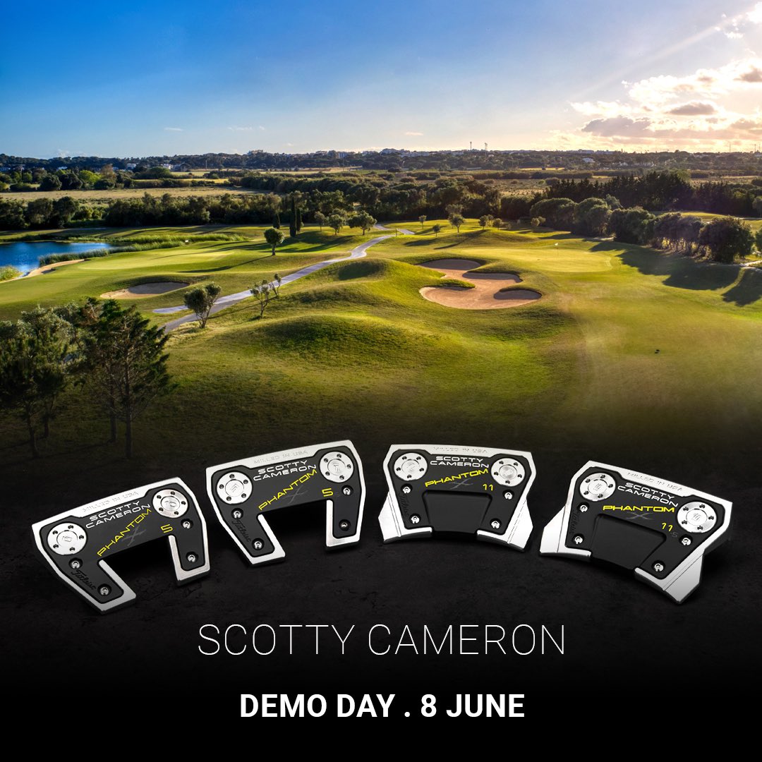 The Scotty Cameron Demo is BACK! Make sure to come out tomorrow from 10 a.m. to 1 p.m. / 2 p.m. to 6 p.m. at Dom Pedro Victoria! You don’t want to miss out on this great event. Looking forward to see you out there! Contact us to book your first 30 mins free! ⛳️🏌🏼‍♂️ #DomPedroGolf