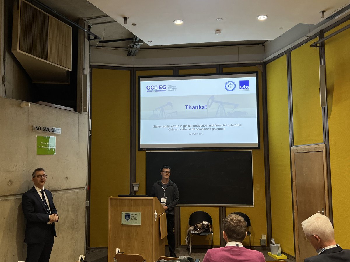 Yue Guo (@yueguo_egeo) on Twitter photo It's my great honor to have the opportunity to participate in the <a href="/GCEG_Dublin2022/">Global Conf. on Economic Geography - Dublin 2022</a>. Very happy to meet many scholars in economic geography, also thanks to Geoforum <a href="/ElsGeogPlan/">Elsevier Geography</a> for the generous travel grant. It's my great honor to have the opportunity to participate in the <a href="/GCEG_Dublin2022/">Global Conf. on Economic Geography - Dublin 2022</a>. Very happy to meet many scholars in economic geography, also thanks to Geoforum <a href="/ElsGeogPlan/">Elsevier Geography</a> for the generous travel grant.