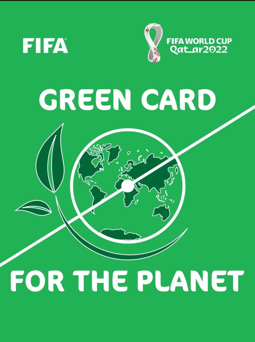 I accept @fifacom President Infantino Green Card challenge for the Environment and I commit to take care of the Earth. What will you @SamuelEtoo, @javierzanetti, @vieri_bobo do for it? #FIFAGreenCard