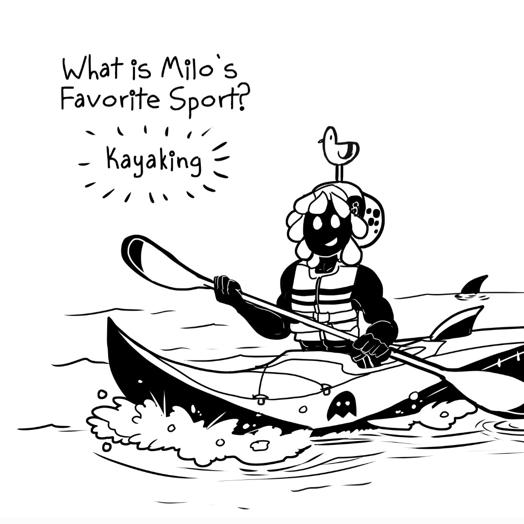 GhostboatLulu's tweet photo. Milo"'s favorite water sport is kayaking! He is an early bird, and usually heads out at daybreak. #ghostboat #streetwear https://t.co/Z3HmqpHTvD