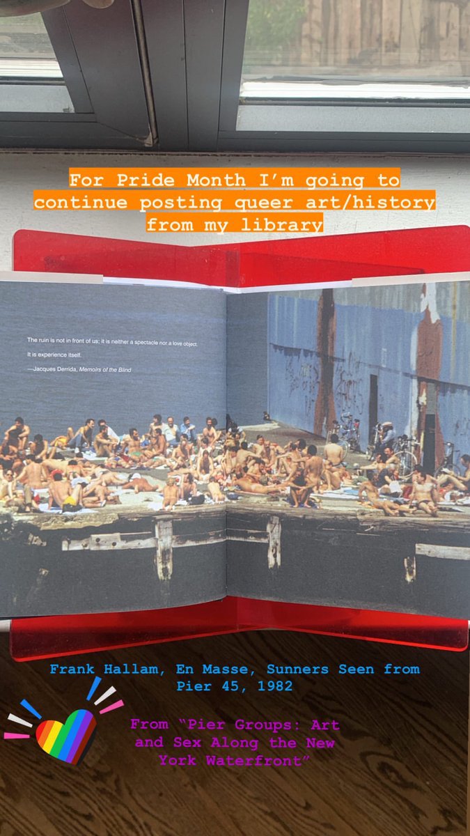 antiqueerian's tweet photo. I am in awe of the history of my surrounding west side manhattan neighborhood and at the rapidity of its development. Frank Hallam in “Pier Groups: Art and Sex Along the New York Waterfront” 2/30 https://t.co/JnkK57694g