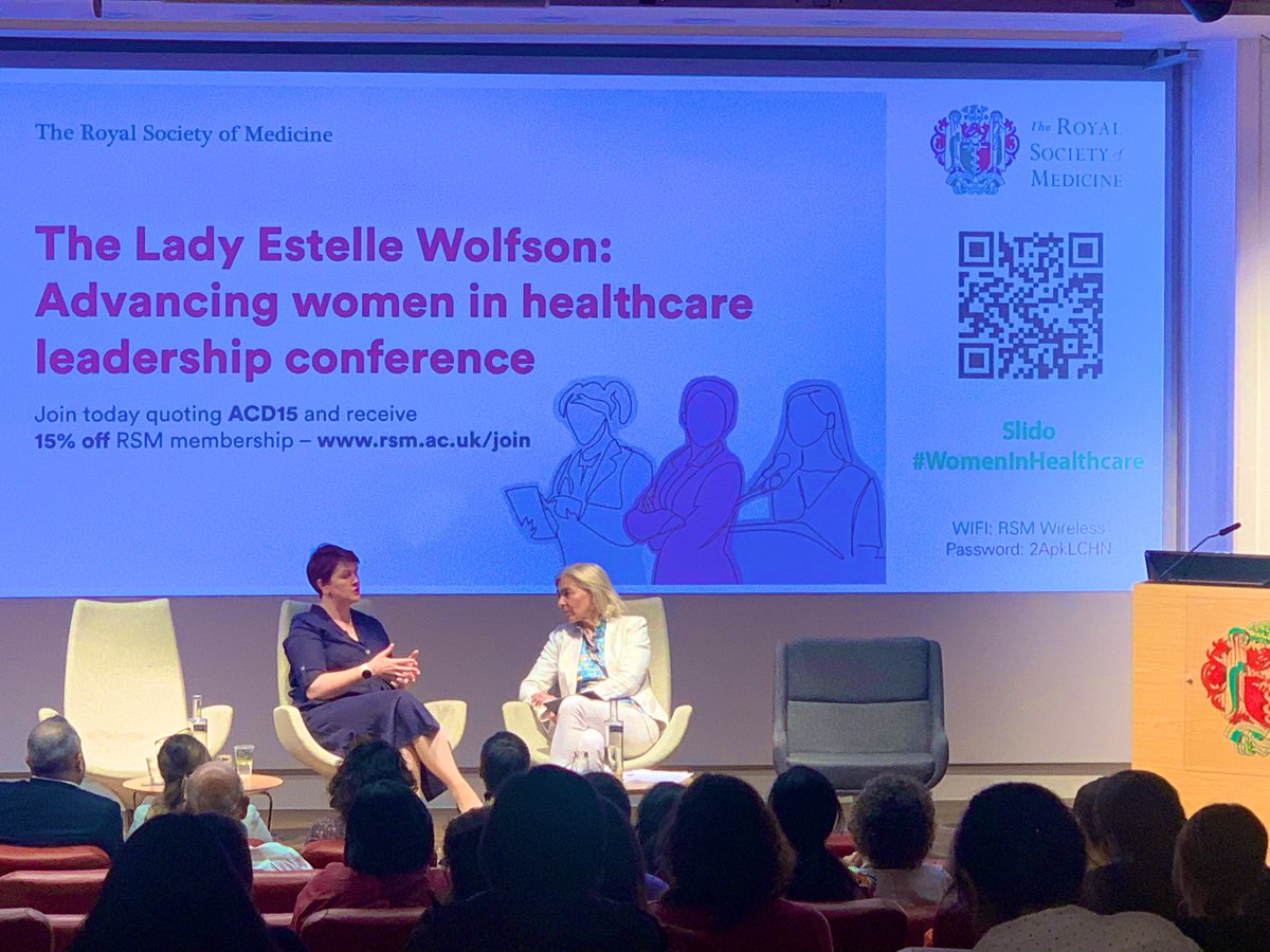 What an inspiring day! Thank you to the RSM and to the wonderful invited panelist members and speakers  #WomenInHealthcare
